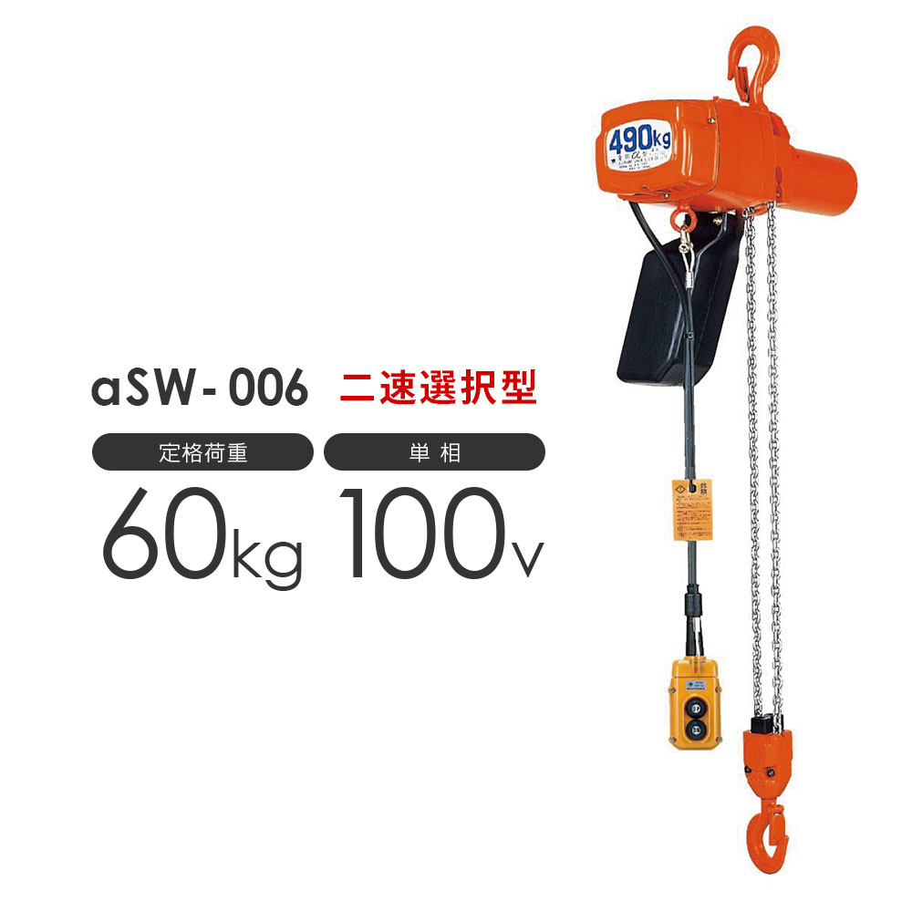 ۈ At@  SW-006 60kg Wg3.0m 񑬑I^ P100Vp ASW-K0630