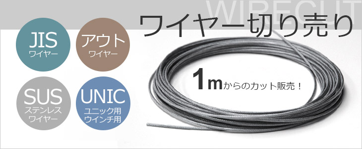 ふじわら アイオウル 19-25100 ステンレスワイヤロープ カット品 7×19 2．5mm×100m SUS ワイヤーロープ 1925100 