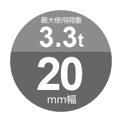 片シンブル・片アイ JISロック メッキ(G/O) 30mm(10分) 玉掛ワイヤー 
