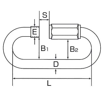 ひめじや】リングキャッチ 鉄ユニクロ 5mm W7350 SHW-5 連結環 