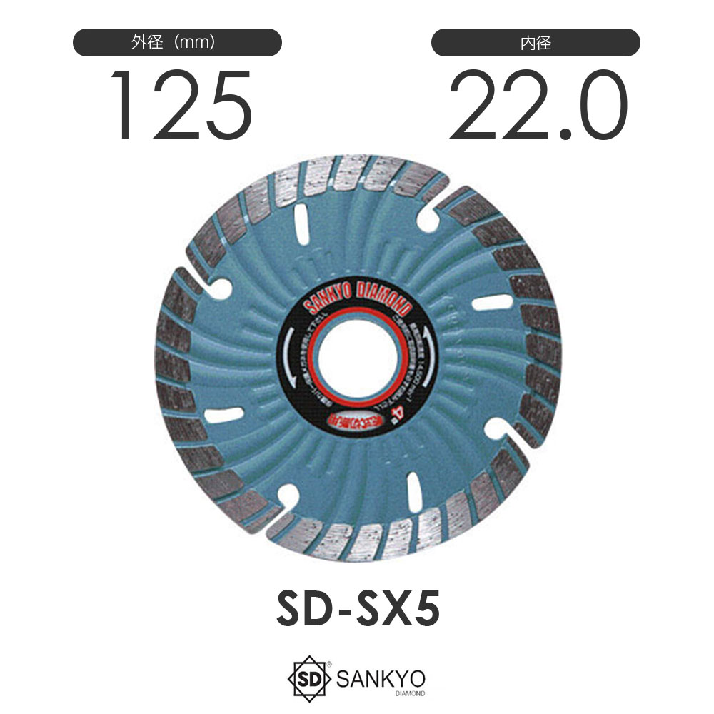 三京ダイヤモンド工業 SDセグメントカッター SD-SX5