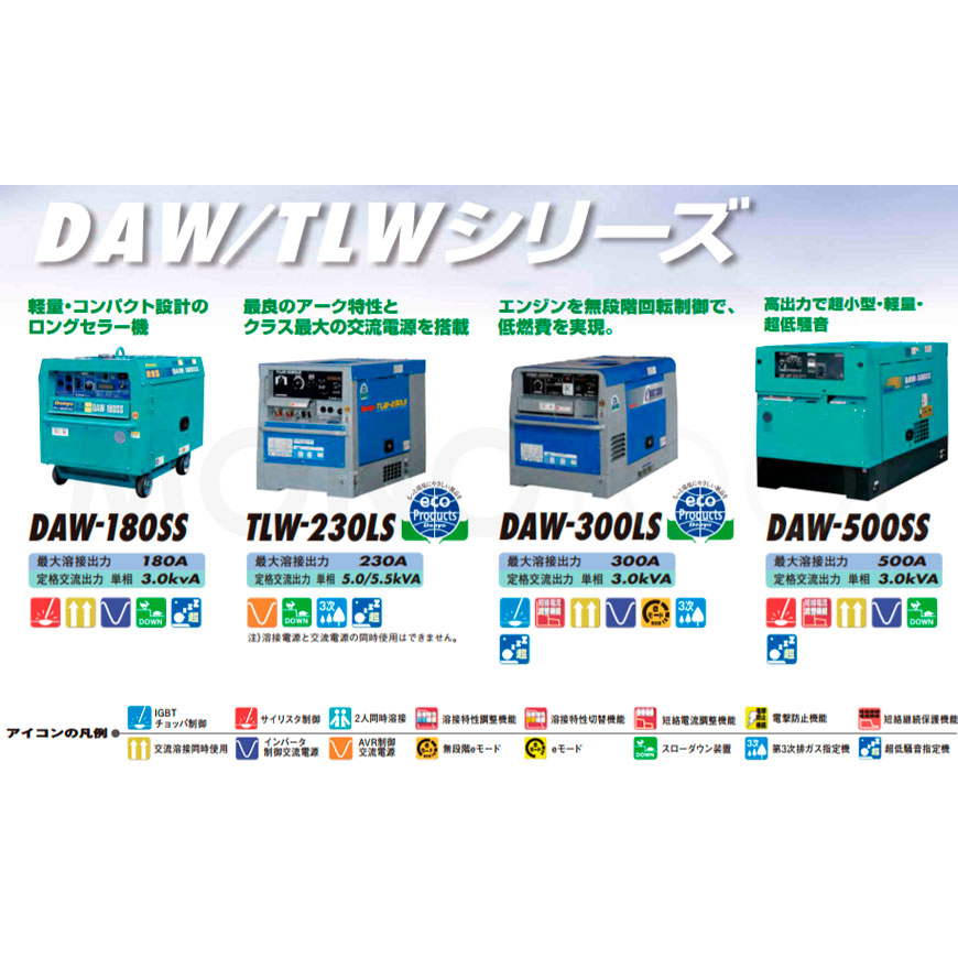 f[ Denyo DAW-300LS DAW300LS fB[[GWnڋ@ Kpnږ_Fa2.0`6.0mm