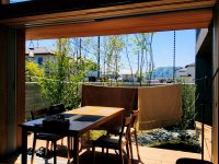 物干竿の代わりにステンレスワイヤロープ