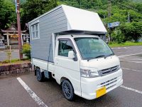 キャンピングカーのシェル固定 軽トラ
