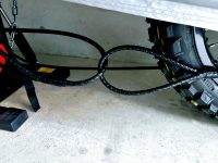 両アイ JISロック 黒(O/O) 9mm(3分) 玉掛ワイヤーロープ 2本組 玉掛索 アルミクランプ圧縮止め ロック仕様 玉掛ワイヤー ワイヤーロープ